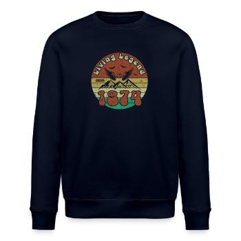 50th Anniversary Living Legend since VIN 1974 - Stanley/Stella ROLLER Unisex Organic Sweatshirt - navy - Front - Nik (191cm)