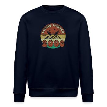 18th Birthday Living Legend since VIN 2006 - Stanley/Stella ROLLER Unisex Organic Sweatshirt - navy - Front - Nik (191cm)