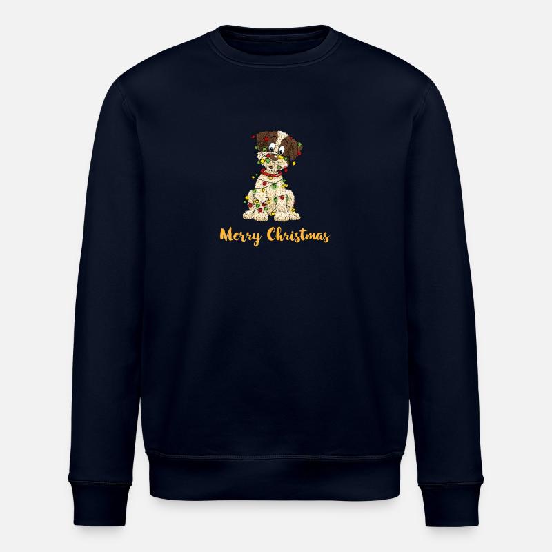 String Lights - Stanley/Stella ROLLER Unisex Organic Sweatshirt - navy