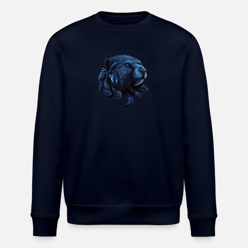 Design "Frostwächter der Schatten" - Stanley/Stella Unisex Bio-Sweatshirt ROLLER - Navy