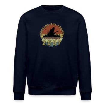 18. Geburtstag Rocking the crowd GIT 02/2007 - Stanley/Stella Unisex Bio-Sweatshirt ROLLER - Navy - Vorne - Nik (191cm)