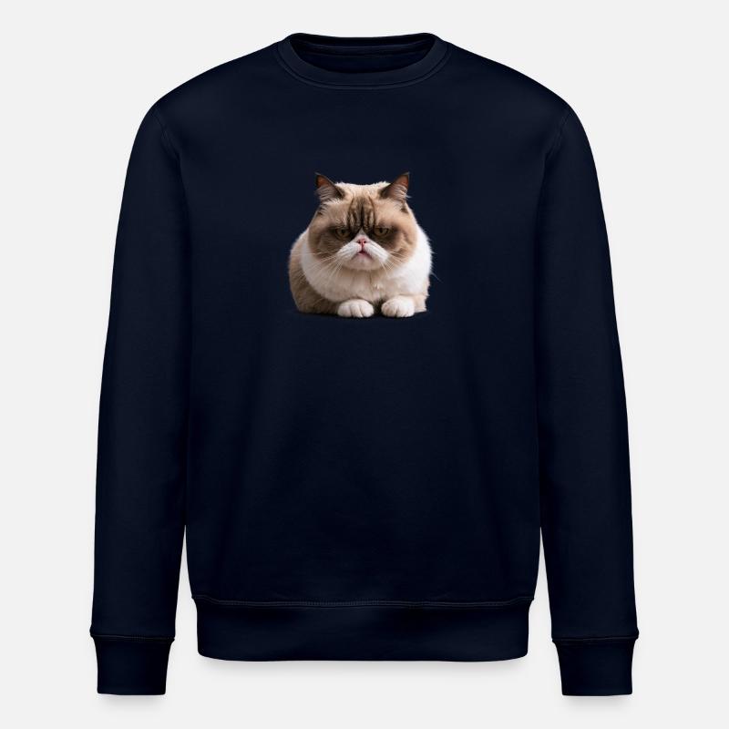 Chat du lundi, Chat , Lundi - Sweat bio ROLLER Stanley/Stella Unisexe - marine