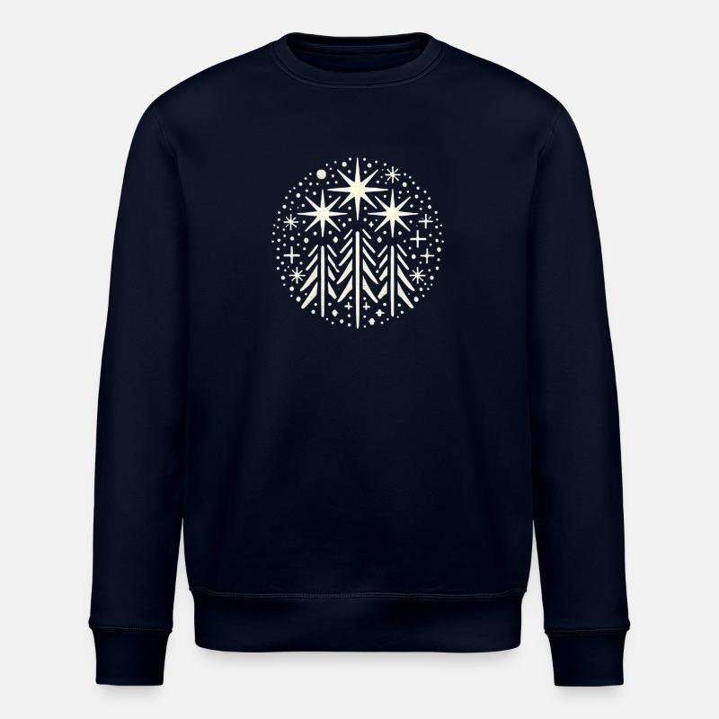 Ein einfaches Weihnachtssymbol - Stanley/Stella Unisex Bio-Sweatshirt ROLLER - Navy