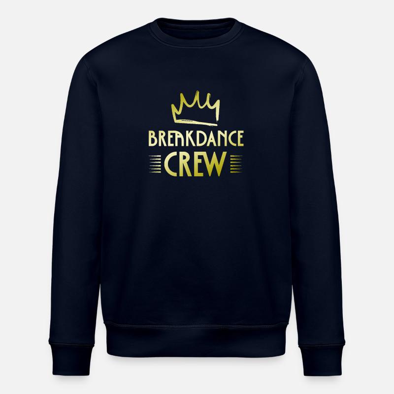 Breakdance Crew - Stanley/Stella ROLLER Unisex Organic Sweatshirt - navy