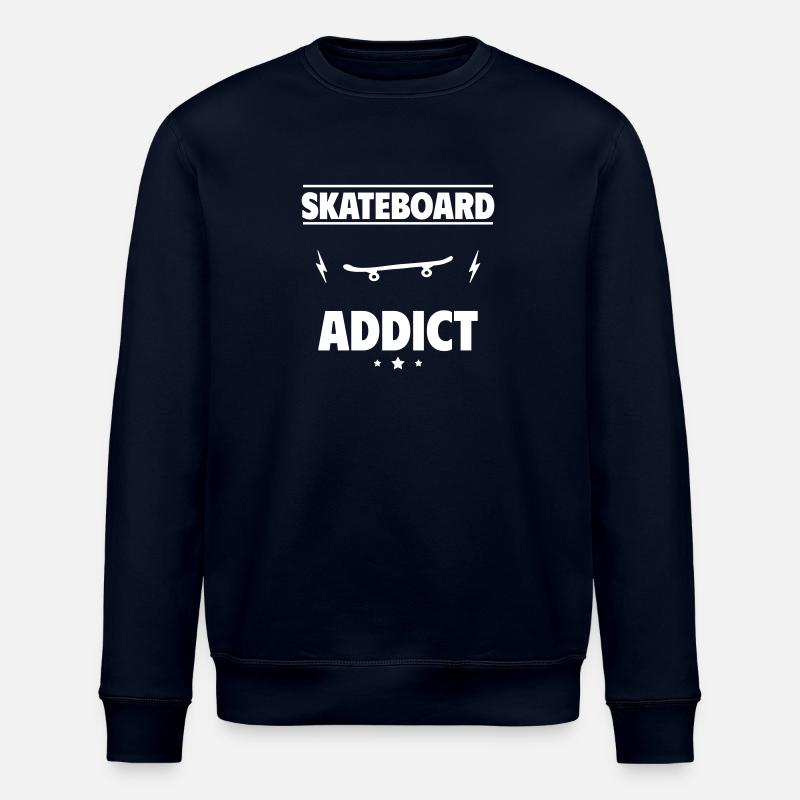 Accro au skateboard - Sweat bio ROLLER Stanley/Stella Unisexe - marine
