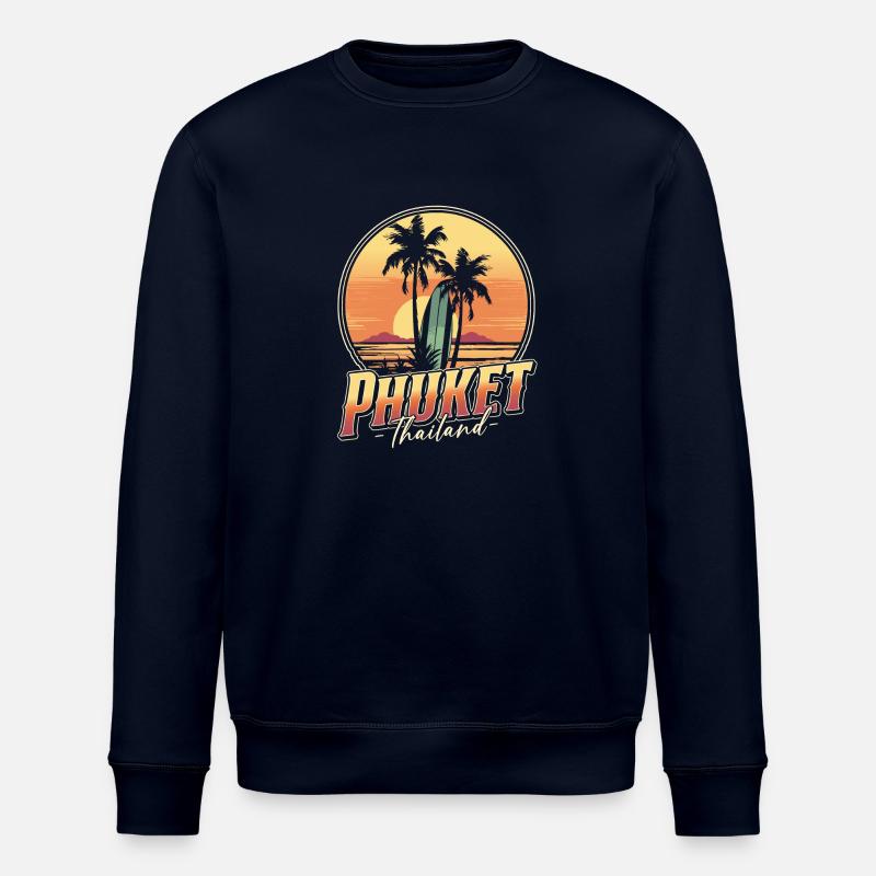 Phuket Thailand - Stanley/Stella Unisex Bio-Sweatshirt ROLLER - Navy