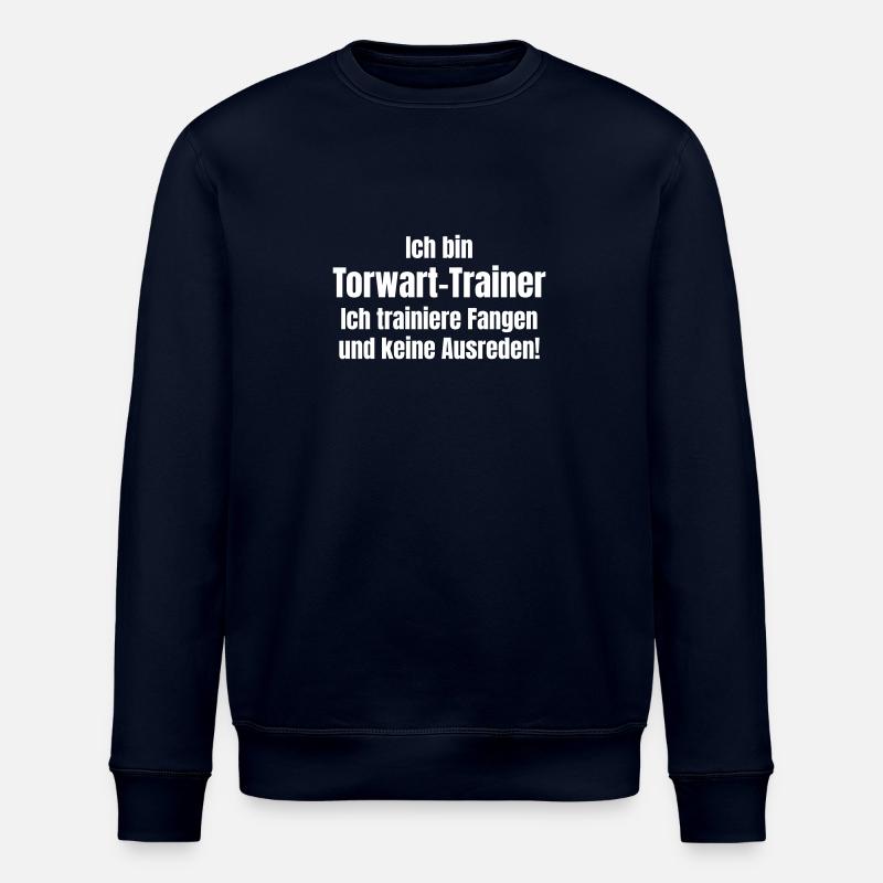 Goalkeeper coach - Stanley/Stella ROLLER Unisex Organic Sweatshirt - navy