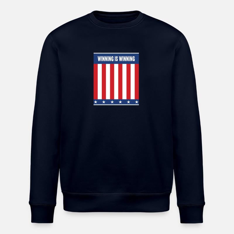 Gagner, c’est gagner - Sweat bio ROLLER Stanley/Stella Unisexe - marine