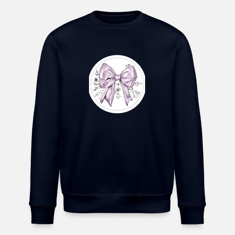 Schleife Seide Satin Geschenk - Stanley/Stella Unisex Bio-Sweatshirt ROLLER - Navy