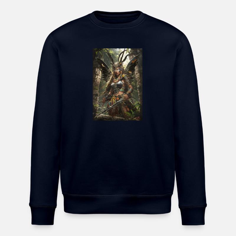 Warrior Mythology Myth Gift - Stanley/Stella ROLLER Unisex Organic Sweatshirt - navy