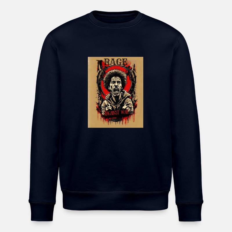 Wut auf den Krieg - Stanley/Stella Unisex Bio-Sweatshirt ROLLER - Navy