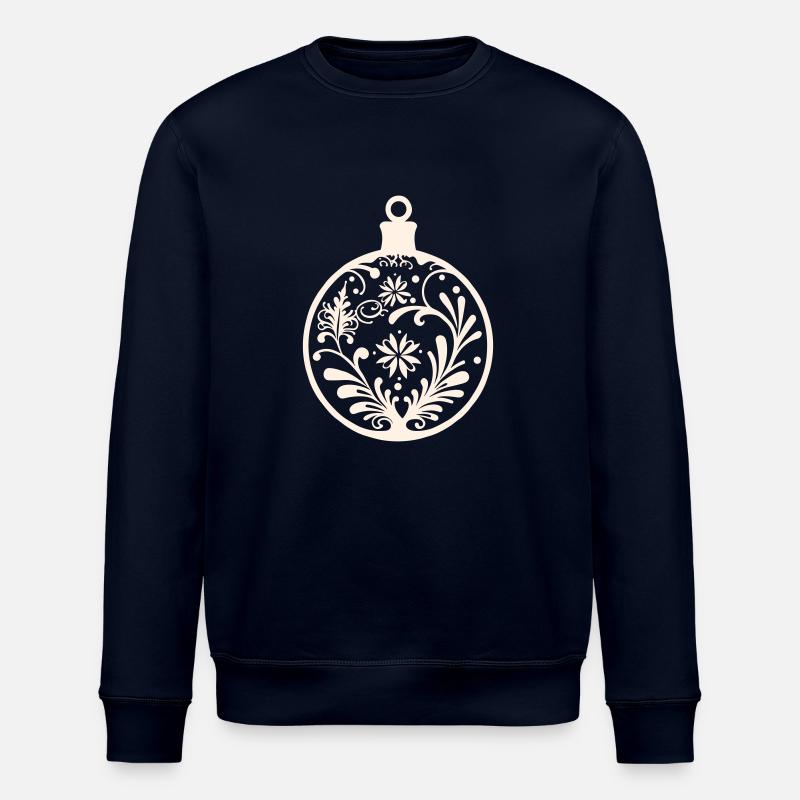 Weihnachtskugel Deko - Stanley/Stella Unisex Bio-Sweatshirt ROLLER - Navy