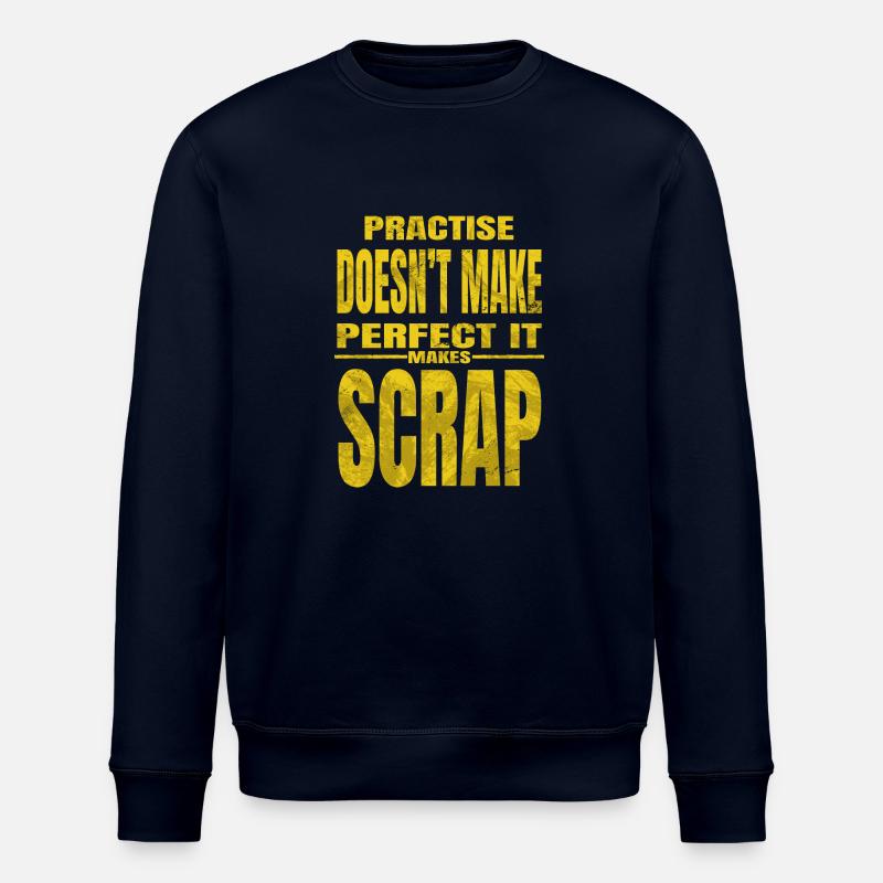 gift idea carpentry john carpenter - Stanley/Stella ROLLER Unisex Organic Sweatshirt - navy