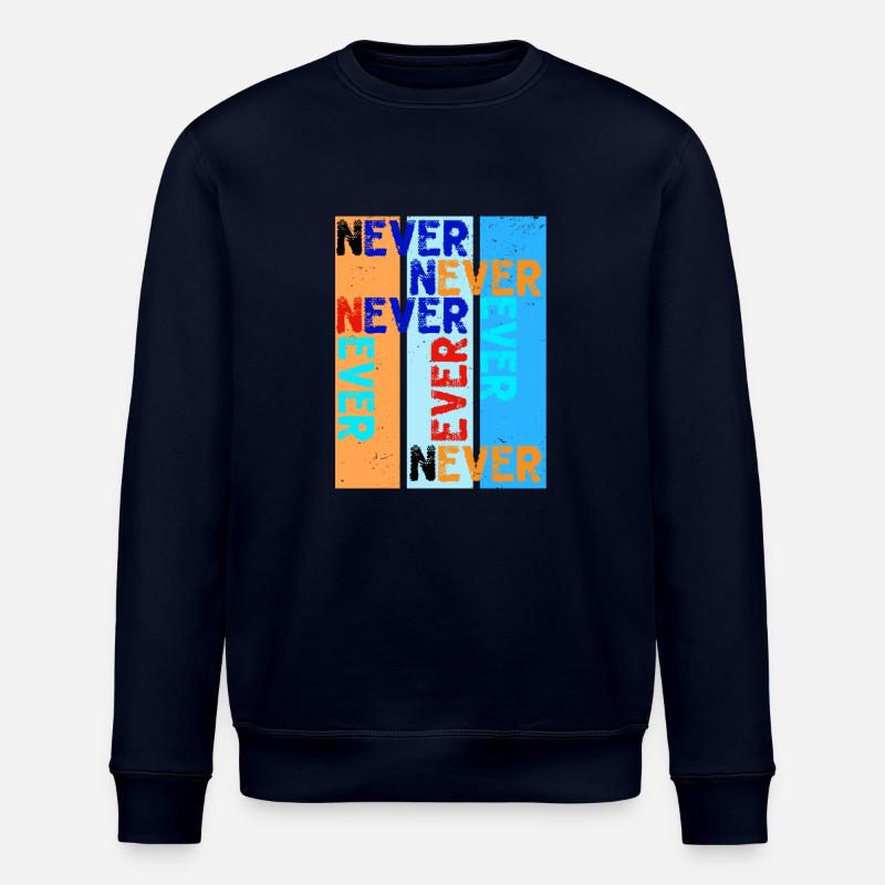 nie im Leben - Stanley/Stella Unisex Bio-Sweatshirt ROLLER - Navy