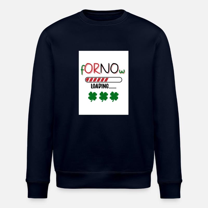 Erst einmal. Ja oder nein. Glück. - Stanley/Stella Unisex Bio-Sweatshirt ROLLER - Navy