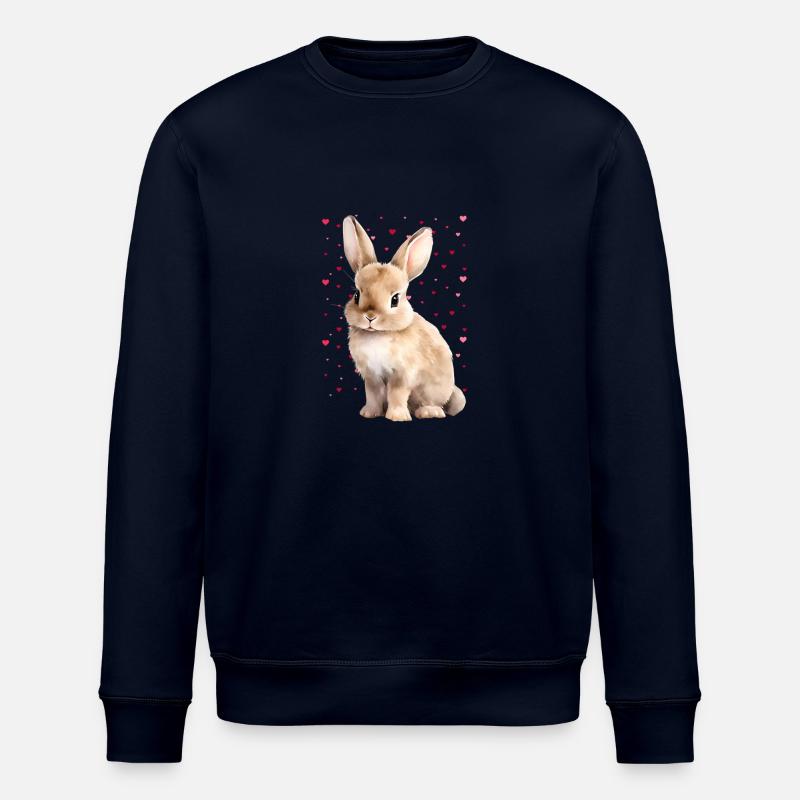 Lapin mignon - Sweat bio ROLLER Stanley/Stella Unisexe - marine