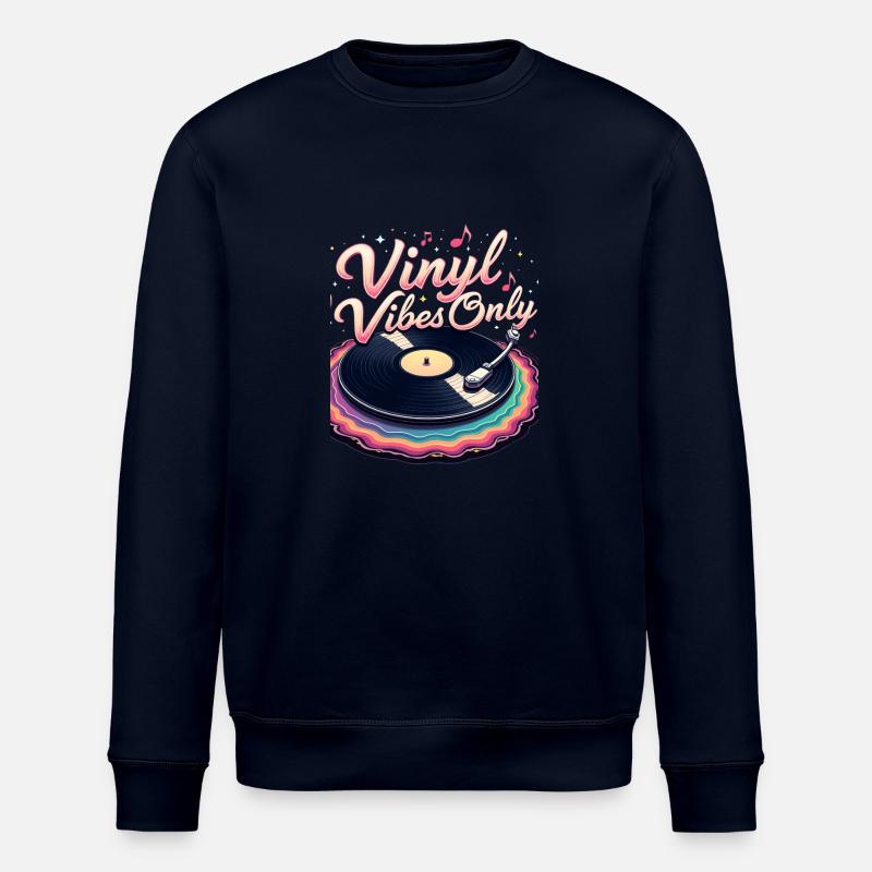 Vibrations vinyle uniquement - Sweat bio ROLLER Stanley/Stella Unisexe - marine