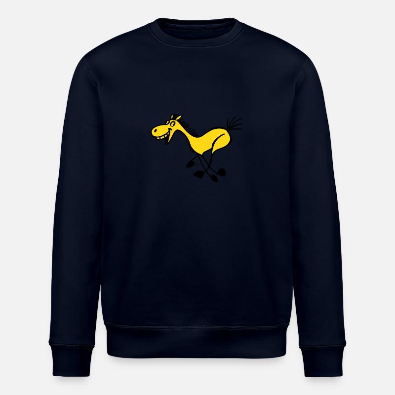 Batty cheval de ligne - Sweat bio ROLLER Stanley/Stella Unisexe - marine