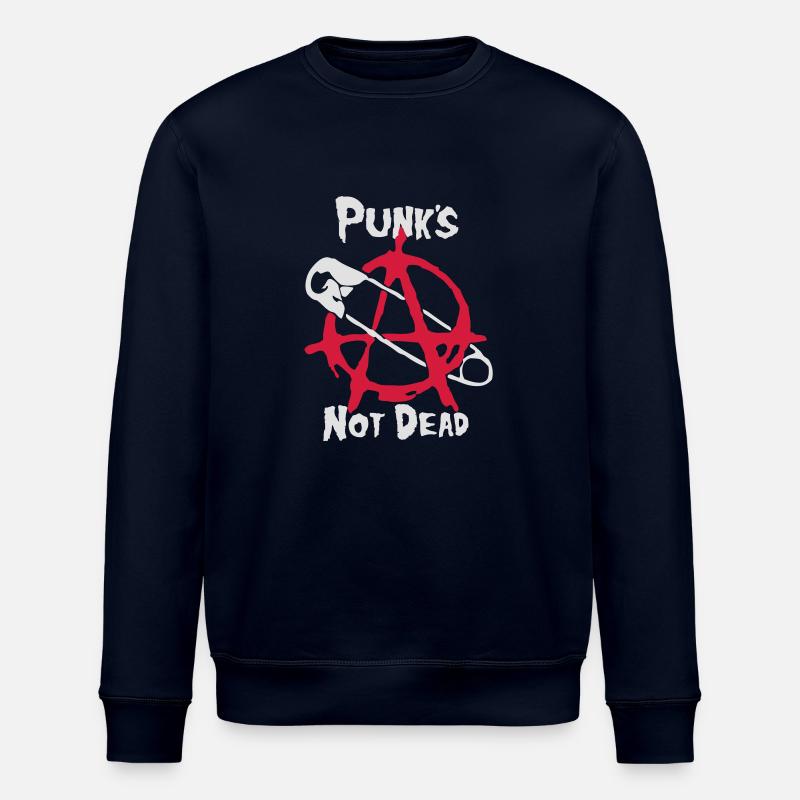 Punks Not Dead - Stanley/Stella Unisex Bio-Sweatshirt ROLLER - Navy