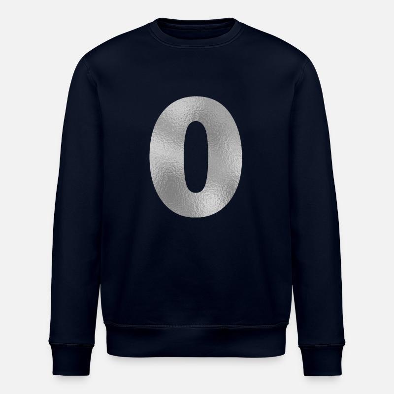 Zahl 0 Silber - Stanley/Stella Unisex Bio-Sweatshirt ROLLER - Navy