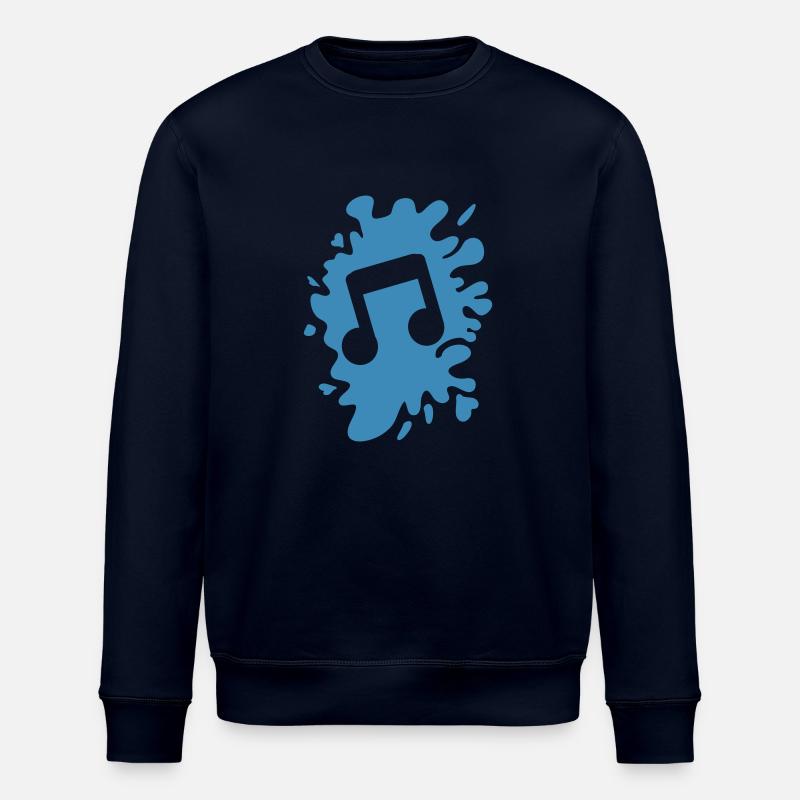 note de musique blob - Sweat bio ROLLER Stanley/Stella Unisexe - marine
