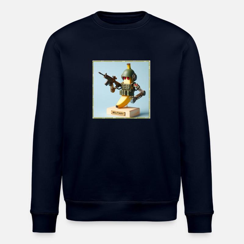 Banane Militär - Stanley/Stella Unisex Bio-Sweatshirt ROLLER - Navy