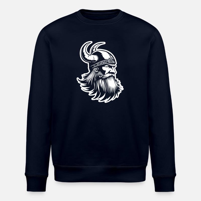 Wikinger Odin Krieger - Stanley/Stella Unisex Bio-Sweatshirt ROLLER - Navy