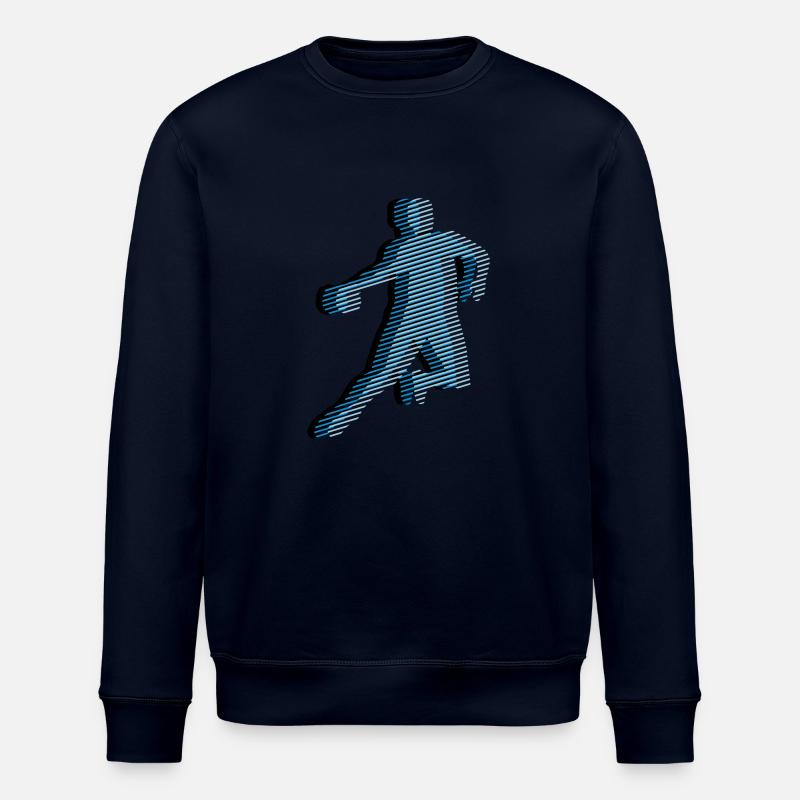 HANDBALL Streifenraster 3C - Stanley/Stella Unisex Bio-Sweatshirt ROLLER - Navy
