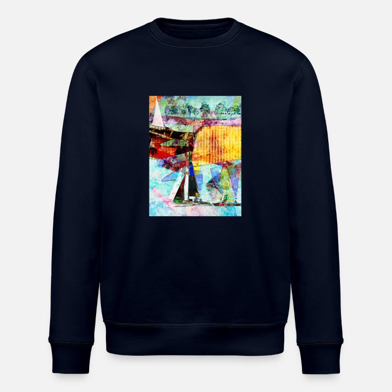 Sommer am See - Stanley/Stella Unisex Bio-Sweatshirt ROLLER - Navy
