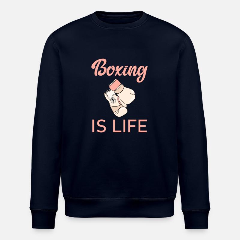 La boxe, c’est la vie - Sweat bio ROLLER Stanley/Stella Unisexe - marine