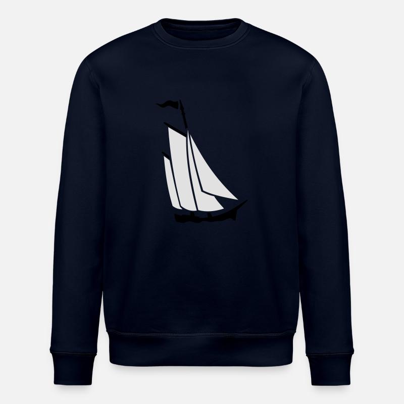Voilier / voilier (2c) - Sweat bio ROLLER Stanley/Stella Unisexe - marine