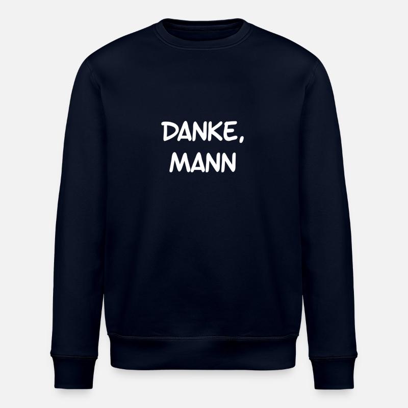 Danke, Mann - Stanley/Stella Unisex Bio-Sweatshirt ROLLER - Navy