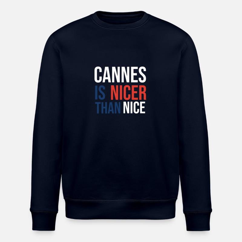 Creative Cannes Souvenir - Stanley/Stella ROLLER Unisex Organic Sweatshirt - navy