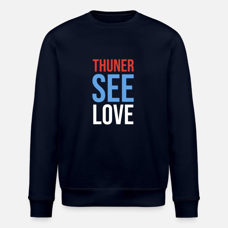 Fischen am Thunersee - Stanley/Stella Unisex Bio-Sweatshirt ROLLER - Navy