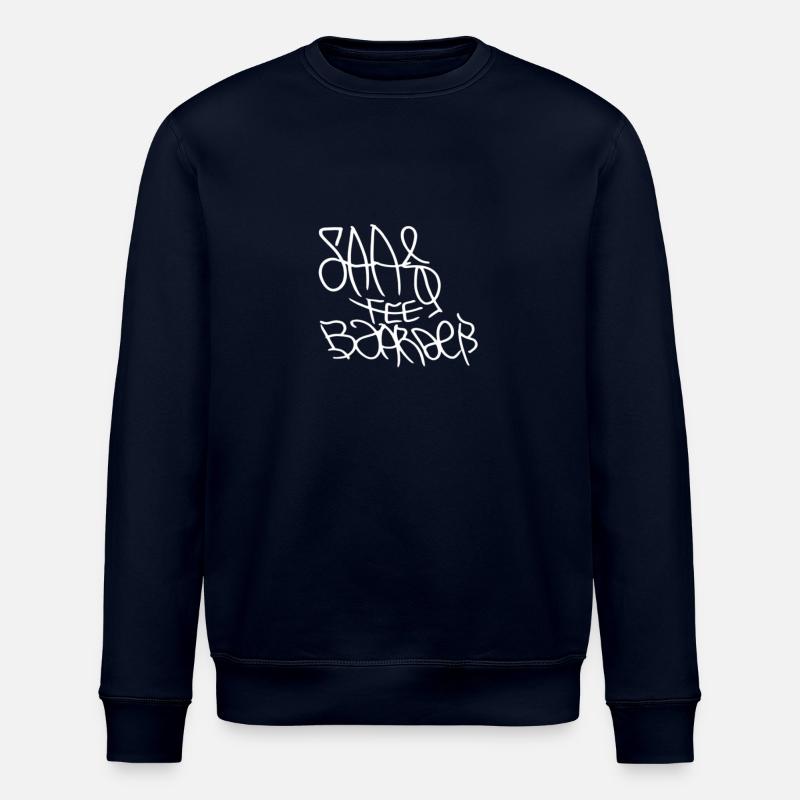Pensionnaire de Saas Fee - Sweat bio ROLLER Stanley/Stella Unisexe - marine
