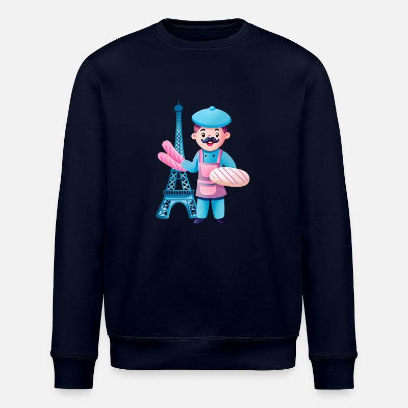 Le francais - Sweat bio ROLLER Stanley/Stella Unisexe - marine