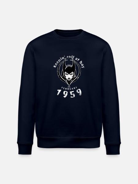 66. Geburtstag Keepin evil at bay since 02/1959 - Stanley/Stella Unisex Bio-Sweatshirt ROLLER - Navy