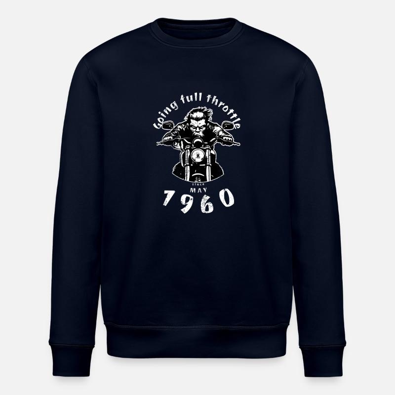 65. Geburtstag Going full throttle since 05/1960 - Stanley/Stella Unisex Bio-Sweatshirt ROLLER - Navy