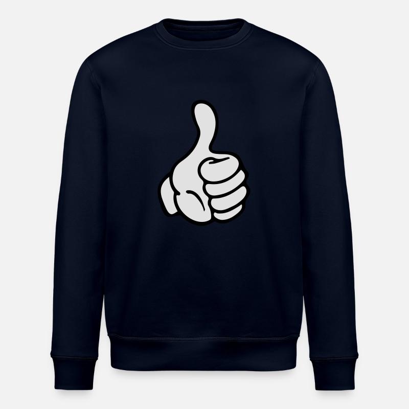 hand comic - Stanley/Stella Unisex Bio-Sweatshirt ROLLER - Navy