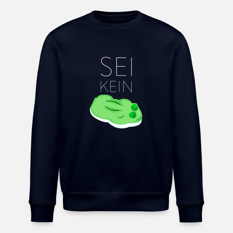 Sei kein Frosch Comic - Stanley/Stella Unisex Bio-Sweatshirt ROLLER - Navy