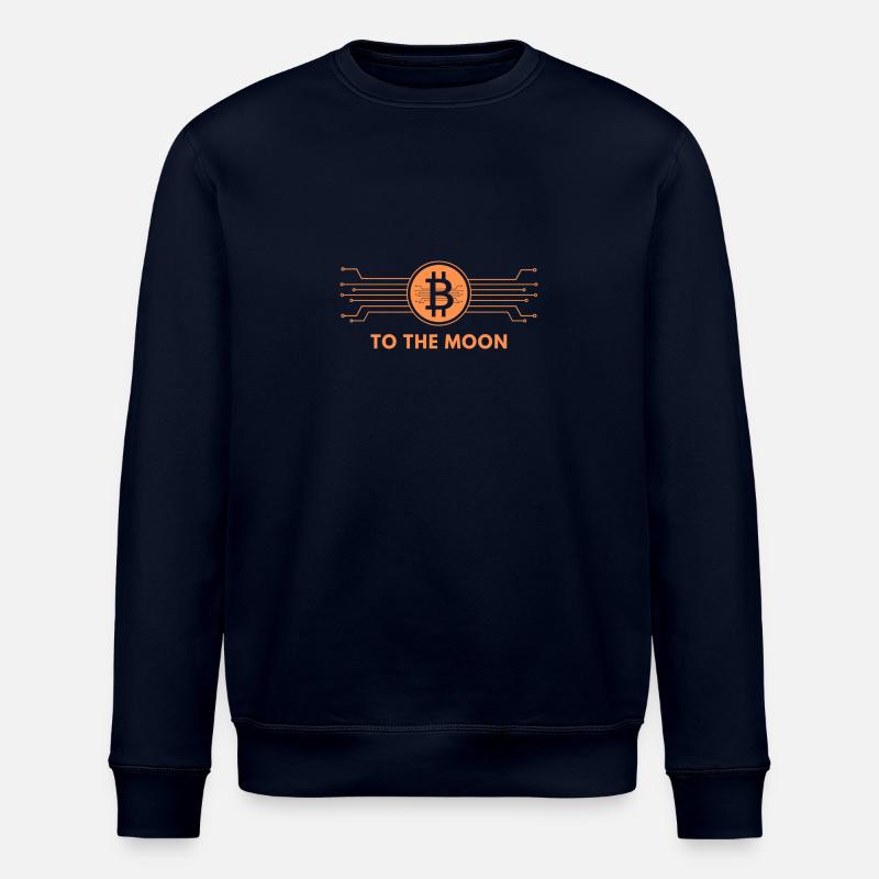 Bitcoin Trajectory - Stanley/Stella ROLLER Unisex Organic Sweatshirt - navy