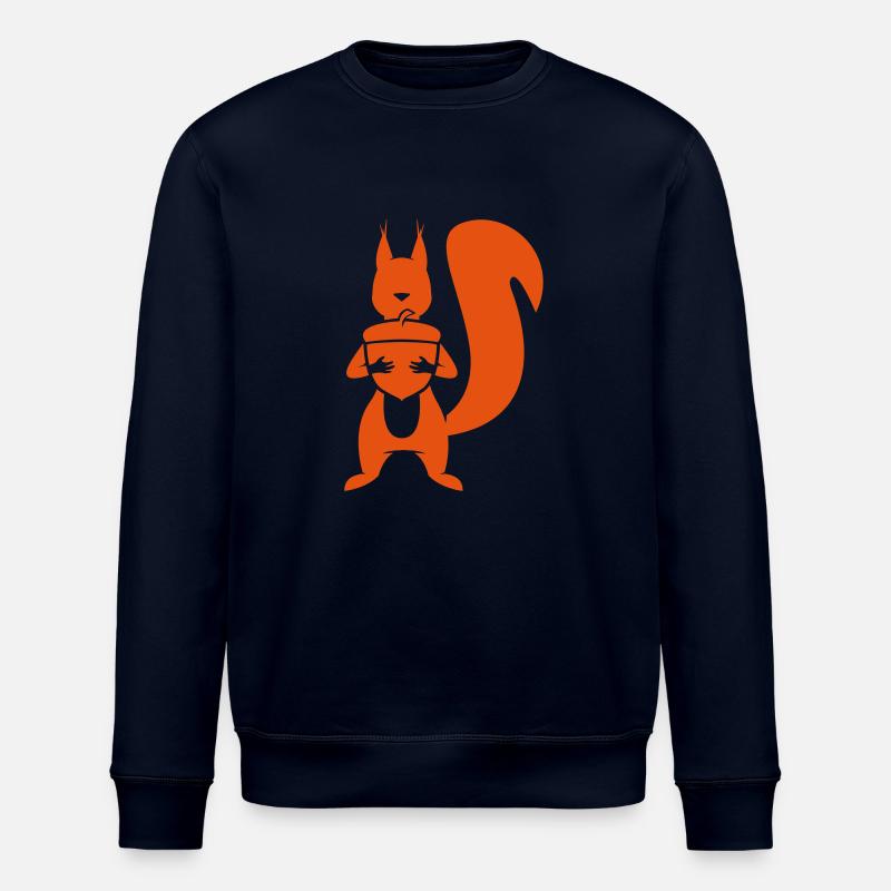 Eichhörnchen / Squirrel - Stanley/Stella Unisex Bio-Sweatshirt ROLLER - Navy