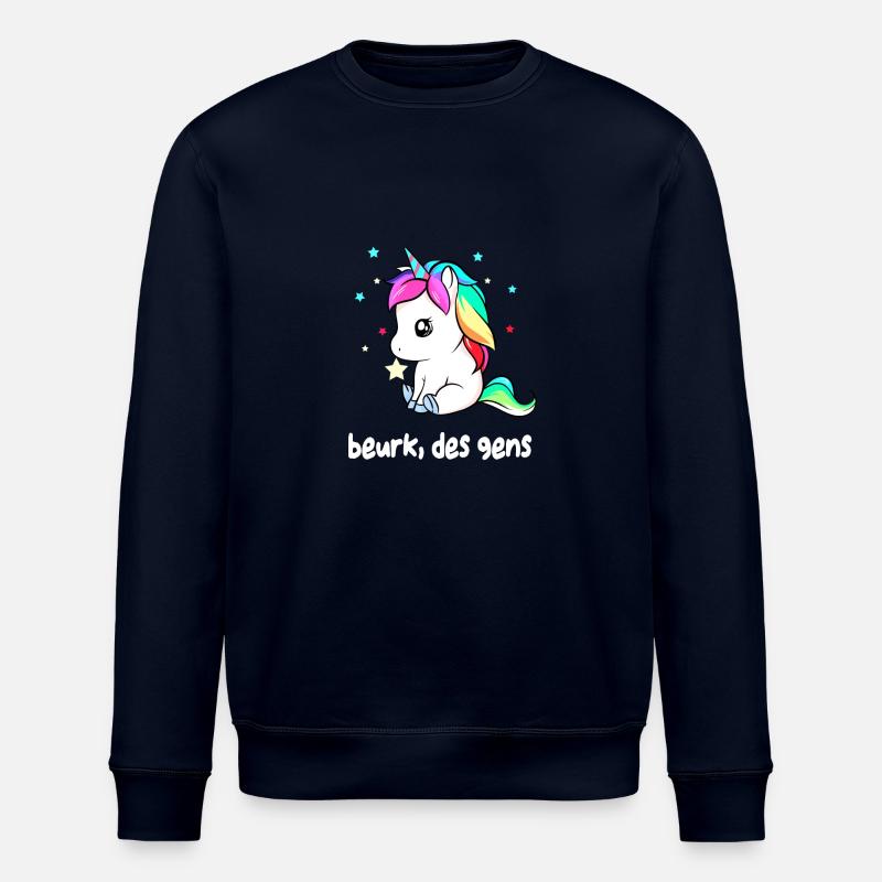 Beurk des gens - Sweat bio ROLLER Stanley/Stella Unisexe - marine