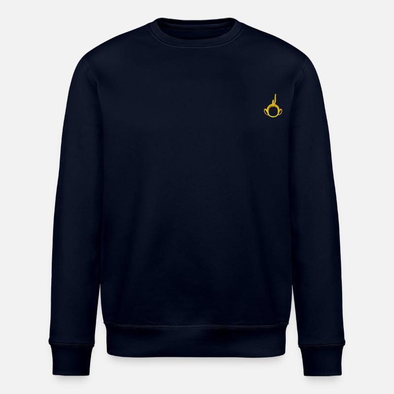 Teletubbies Lala Als Stick-Design - Stanley/Stella Unisex Bio-Sweatshirt ROLLER - Navy