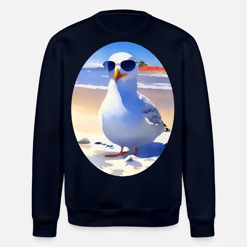Coole Möwe - Stanley/Stella Unisex Bio-Sweatshirt ROLLER - Navy