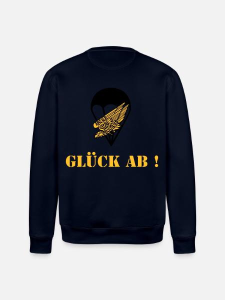 Glück ab Fallschirmjäger - Stanley/Stella Unisex Bio-Sweatshirt ROLLER - Navy