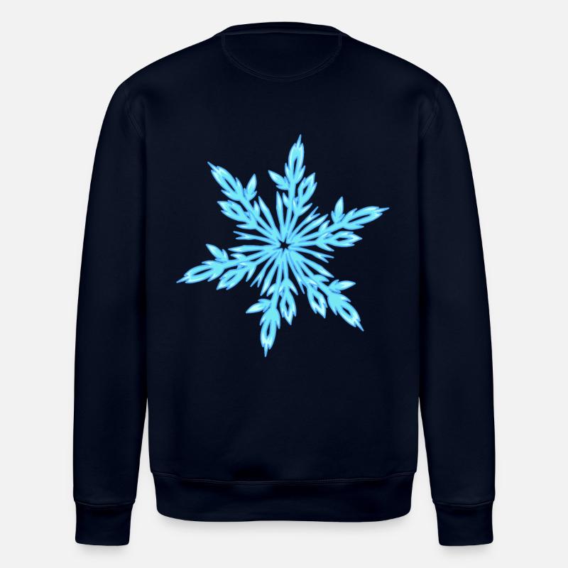 Cristal de glace - Sweat bio ROLLER Stanley/Stella Unisexe - marine