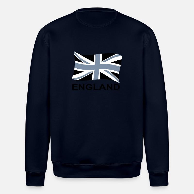 drapeau anglais 2 - Sweat bio ROLLER Stanley/Stella Unisexe - marine