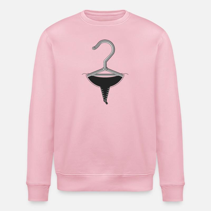 HEUTE BIN ich - Stanley/Stella Unisex Bio-Sweatshirt ROLLER - Hellrosa