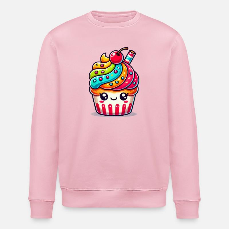Cupcake - Sweat bio ROLLER Stanley/Stella Unisexe - rose pâle
